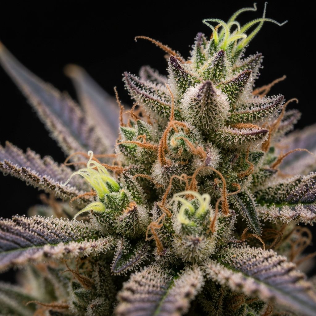 Northern Lights strain macro photography